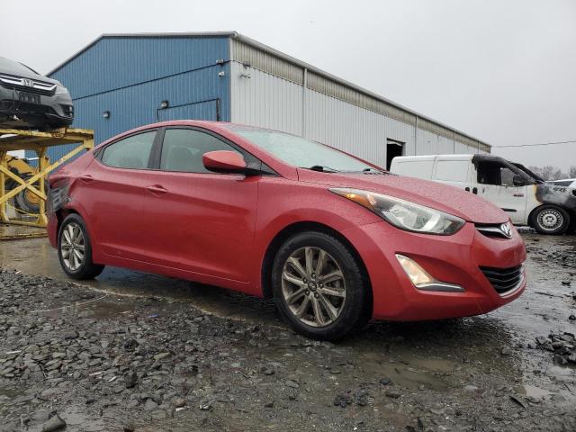 KMHDH4AE7FU447143 - 2015 HYUNDAI ELANTRA SE RED photo 4