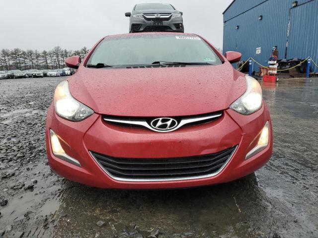 KMHDH4AE7FU447143 - 2015 HYUNDAI ELANTRA SE RED photo 5