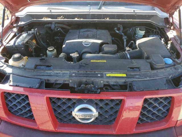 1N6AA07A97N202099 - 2007 NISSAN TITAN XE RED photo 11