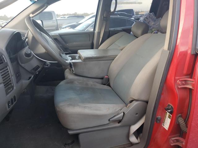 1N6AA07A97N202099 - 2007 NISSAN TITAN XE RED photo 7