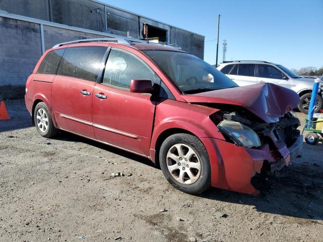 5N1BV28U07N136490 - 2007 NISSAN QUEST S RED photo 4