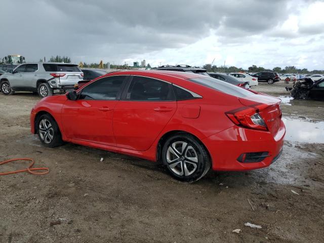 2HGFC2F58JH511499 - 2018 HONDA CIVIC LX RED photo 2