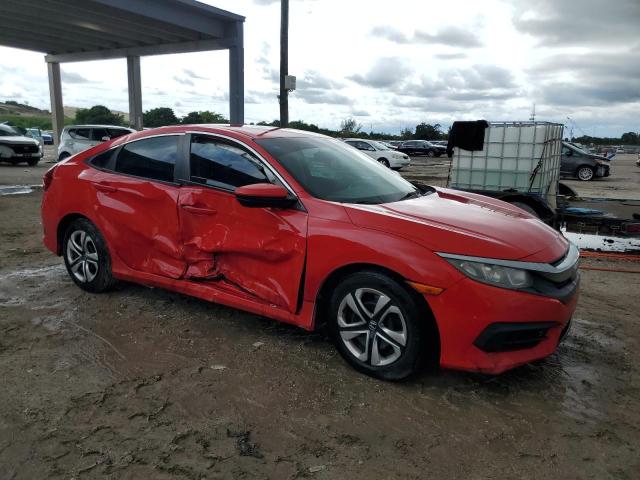2HGFC2F58JH511499 - 2018 HONDA CIVIC LX RED photo 4
