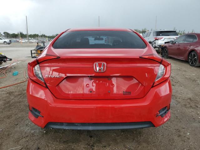 2HGFC2F58JH511499 - 2018 HONDA CIVIC LX RED photo 6