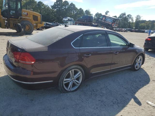 1VWCN7A36DC045476 - 2013 VOLKSWAGEN PASSAT SEL Burdeos foto 3