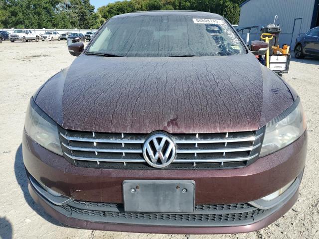 1VWCN7A36DC045476 - 2013 VOLKSWAGEN PASSAT SEL Burdeos foto 5