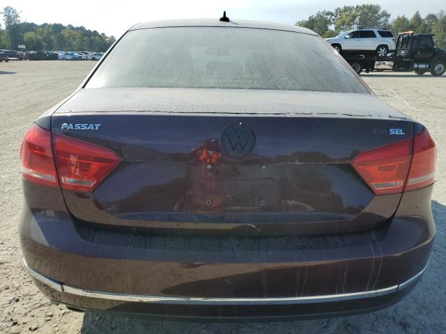 1VWCN7A36DC045476 - 2013 VOLKSWAGEN PASSAT SEL Burdeos foto 6