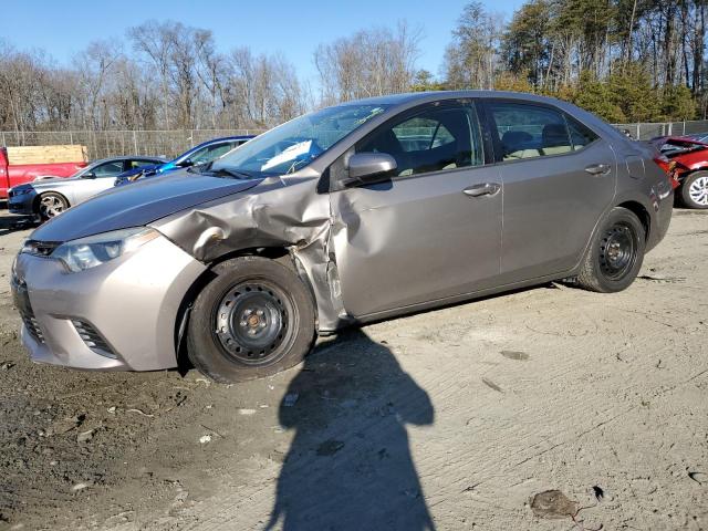 2T1BURHE4GC500258 - 2016 TOYOTA COROLLA L GRAY photo 1