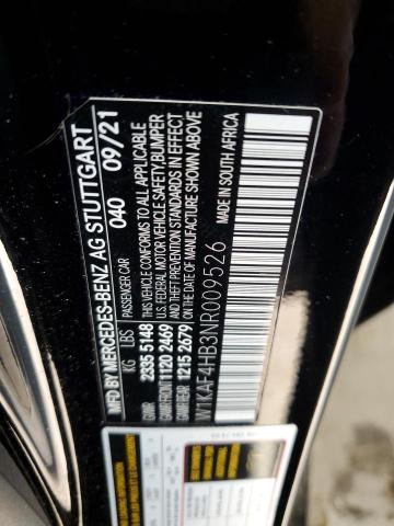 W1KAF4HB3NR009526 - 2022 MERCEDES-BENZ C 300 4MATIC BLACK photo 13