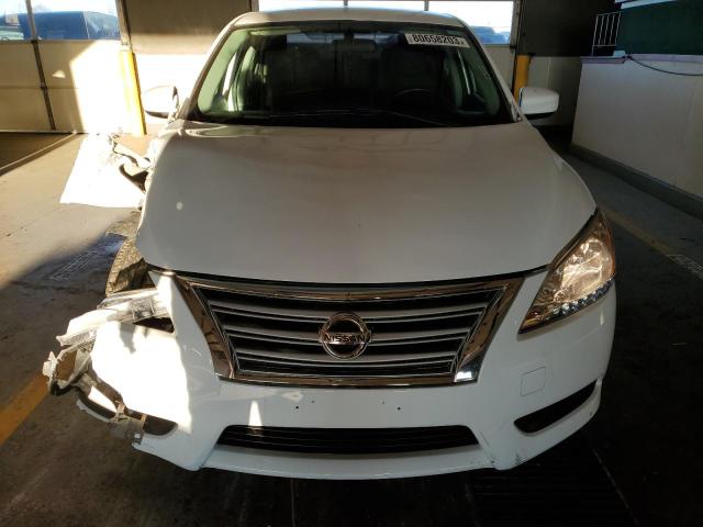 3N1AB7AP9FY255394 - 2015 NISSAN SENTRA S WHITE photo 5