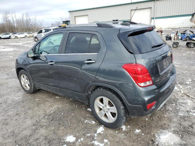 KL7CJLSB3JB724813 - 2018 CHEVROLET TRAX 1LT GRAY photo 2