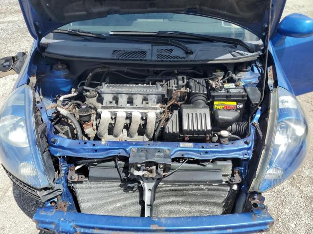 JHMGD38687S014318 - 2007 HONDA FIT S Blau Foto 11