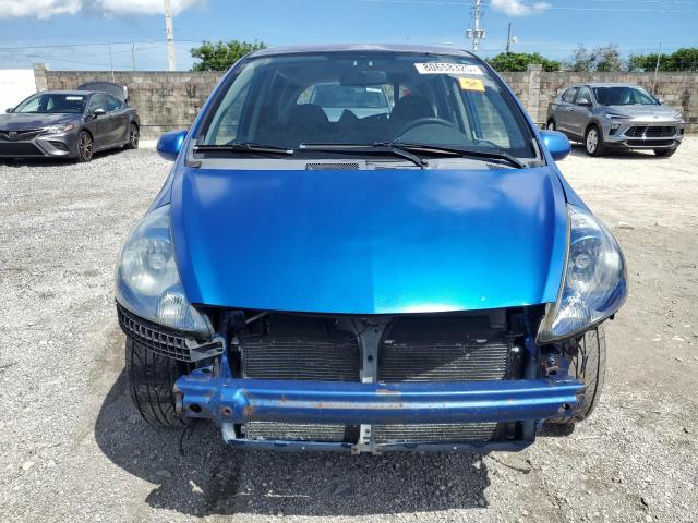 JHMGD38687S014318 - 2007 HONDA FIT S Blau Foto 5