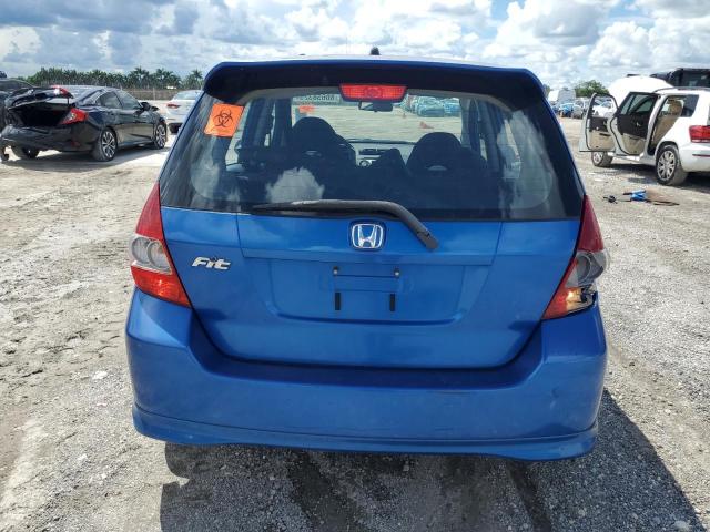 JHMGD38687S014318 - 2007 HONDA FIT S Blau Foto 6