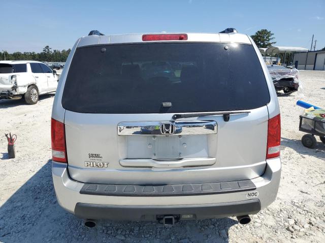 5FNYF3H51AB017122 - 2010 HONDA PILOT EXL SILVER photo 6