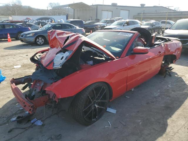 1ZVBP8EM8E5281650 - 2014 FORD MUSTANG RED photo 1