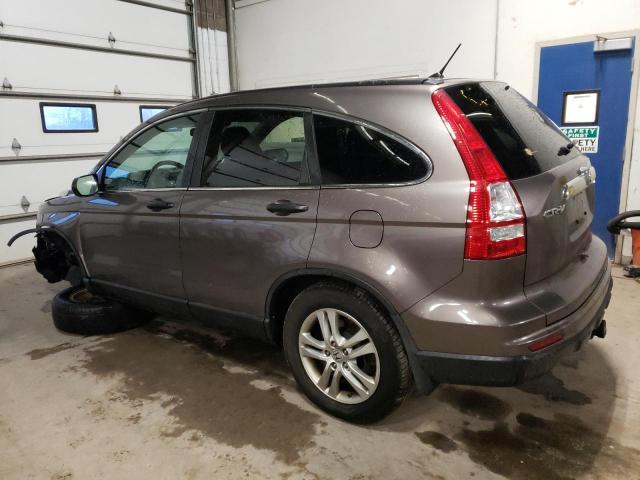 5J6RE4H50AL097615 - 2010 HONDA CR-V EX GRAY photo 2