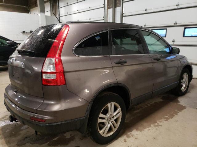 5J6RE4H50AL097615 - 2010 HONDA CR-V EX GRAY photo 3