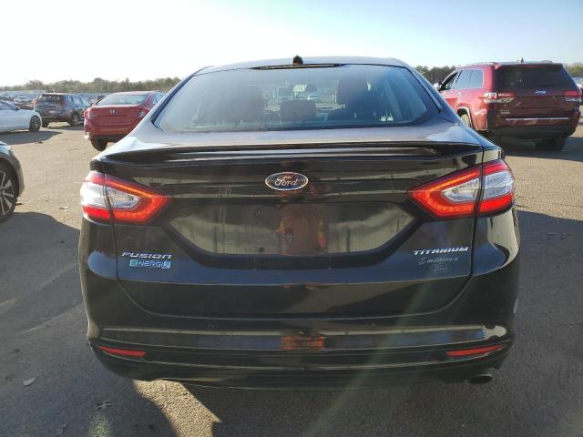 3FA6P0SUXGR403473 - 2016 FORD FUSION TITANIUM PHEV BLACK photo 6