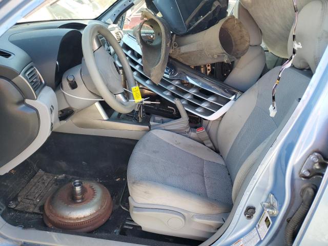 JF2SHABC8BH764327 - 2011 SUBARU FORESTER 2.5X Niebieski zdjęcie 7
