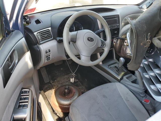 JF2SHABC8BH764327 - 2011 SUBARU FORESTER 2.5X Niebieski zdjęcie 8