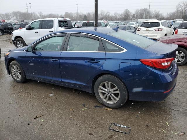 5NPE24AF7FH212920 - 2015 HYUNDAI SONATA SE BLUE photo 2