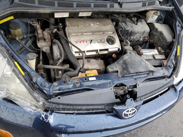 5TDZA22C85S298941 - 2005 TOYOTA SIENNA XLE BLUE photo 12