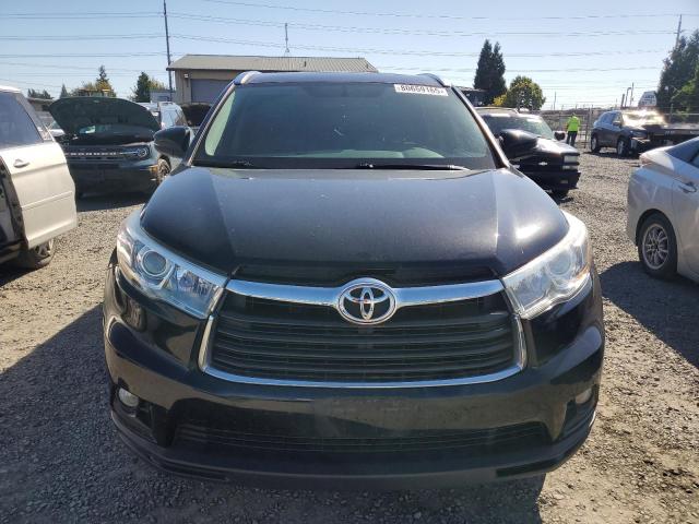 5TDJKRFHXFS096452 - 2015 TOYOTA HIGHLANDER XLE 黑色 照片 5