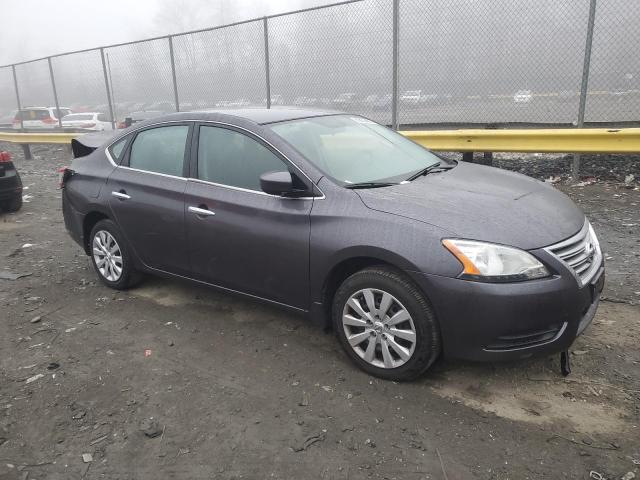 3N1AB7AP8EY295853 - 2014 NISSAN SENTRA S GRAY photo 4