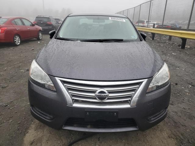 3N1AB7AP8EY295853 - 2014 NISSAN SENTRA S GRAY photo 5