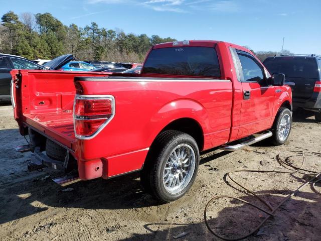 1FTMF1CW0AKA21376 - 2010 FORD F150 RED photo 3