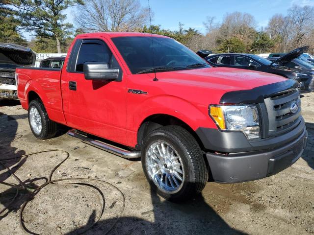 1FTMF1CW0AKA21376 - 2010 FORD F150 RED photo 4