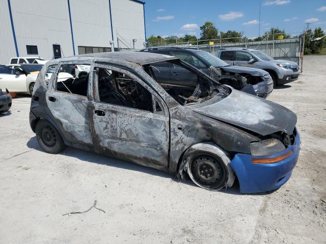 KL1TD66657B759605 - 2007 CHEVROLET AVEO BASE ლურჯი ფოტო 4