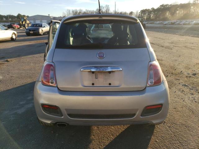 3C3CFFBRXCT357658 - 2012 FIAT 500 SPORT SILVER photo 6