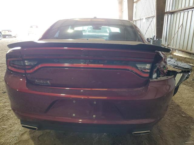 2C3CDXBG5NH246182 - 2022 DODGE CHARGER SXT RED photo 6