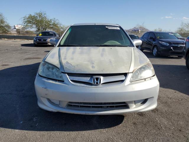 1HGES16335L004039 - 2005 HONDA CIVIC DX VP Արծաթագույն լուսանկար 5