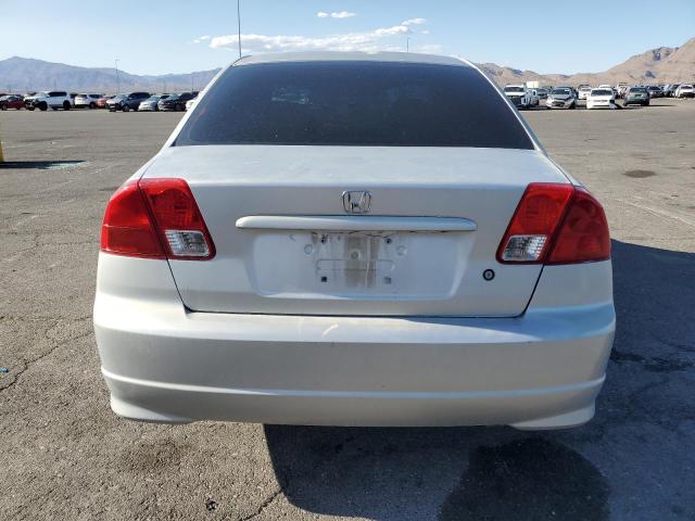 1HGES16335L004039 - 2005 HONDA CIVIC DX VP Արծաթագույն լուսանկար 6