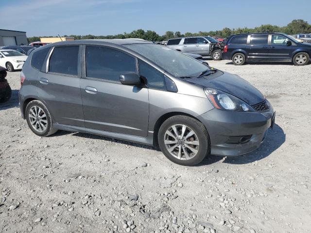 JHMGE8H55CC012449 - 2012 HONDA FIT SPORT GRAY photo 4