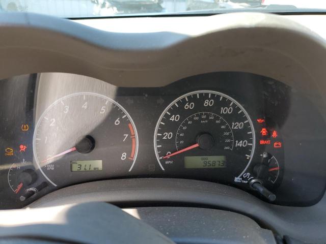 2T1BU4EE6AC497992 - 2010 TOYOTA COROLLA BASE BLACK photo 9