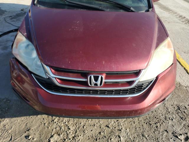 5J6RE4H75BL075774 - 2011 HONDA CR-V EXL MAROON photo 12