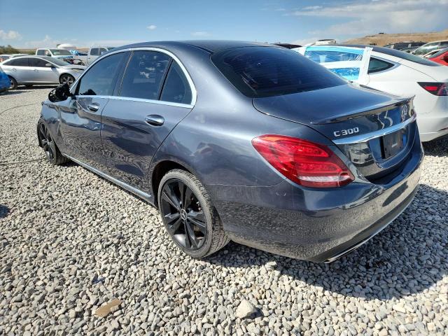 55SWF4KB2GU143668 - 2016 MERCEDES-BENZ C 300 4MATIC SILVER photo 2
