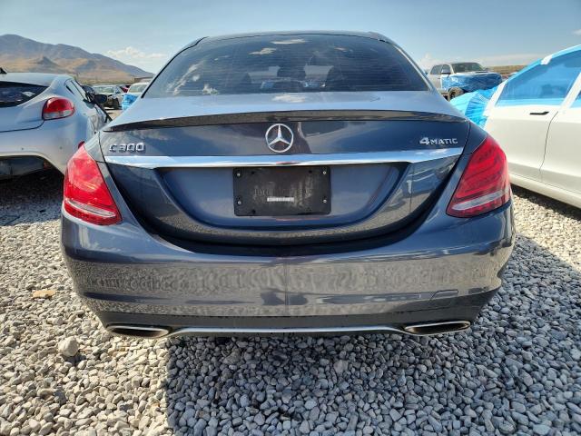 55SWF4KB2GU143668 - 2016 MERCEDES-BENZ C 300 4MATIC SILVER photo 6