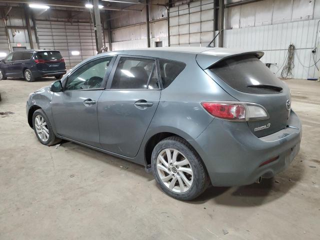 JM1BL1L71D1767578 - 2013 MAZDA 3 I GRAY photo 2