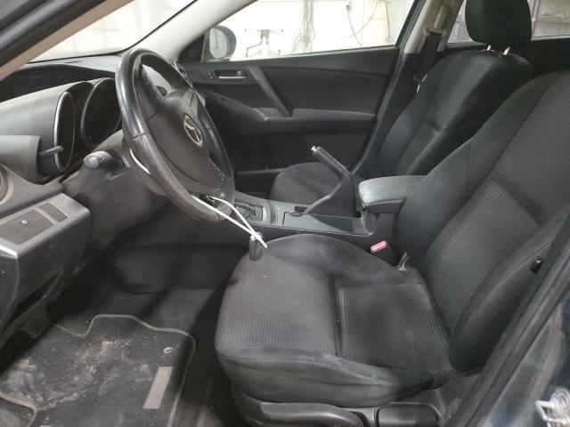 JM1BL1L71D1767578 - 2013 MAZDA 3 I GRAY photo 7