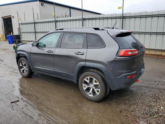 1C4PJMBS0EW255897 - 2014 JEEP CHEROKEE TRAILHAWK GRAY photo 2