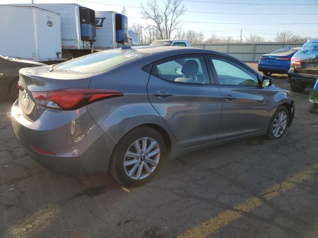 5NPDH4AEXEH507302 - 2014 HYUNDAI ELANTRA SE GRAY photo 3