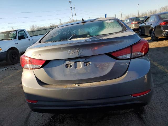 5NPDH4AEXEH507302 - 2014 HYUNDAI ELANTRA SE GRAY photo 6