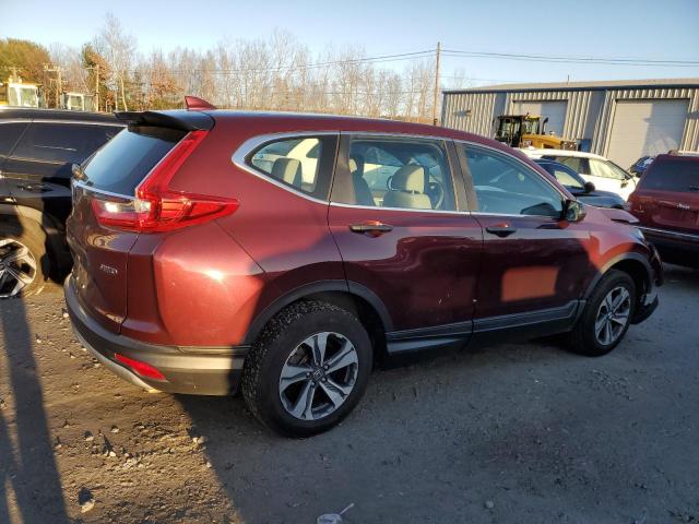 2HKRW6H36JH215071 - 2018 HONDA CR-V LX BURGUNDY photo 3