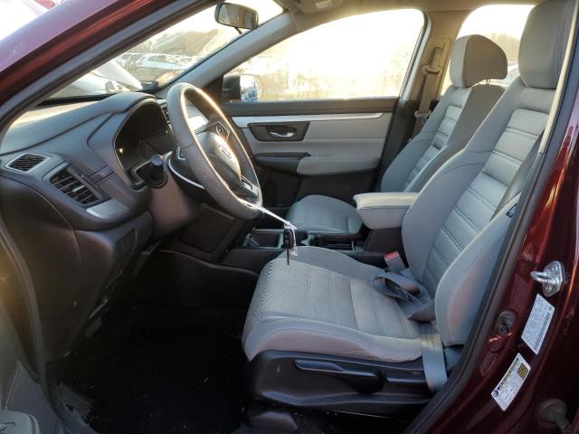 2HKRW6H36JH215071 - 2018 HONDA CR-V LX BURGUNDY photo 7