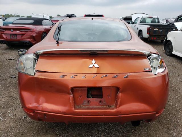 4A3AK64F67E073819 - 2007 MITSUBISHI ECLIPSE ES ORANGE photo 6